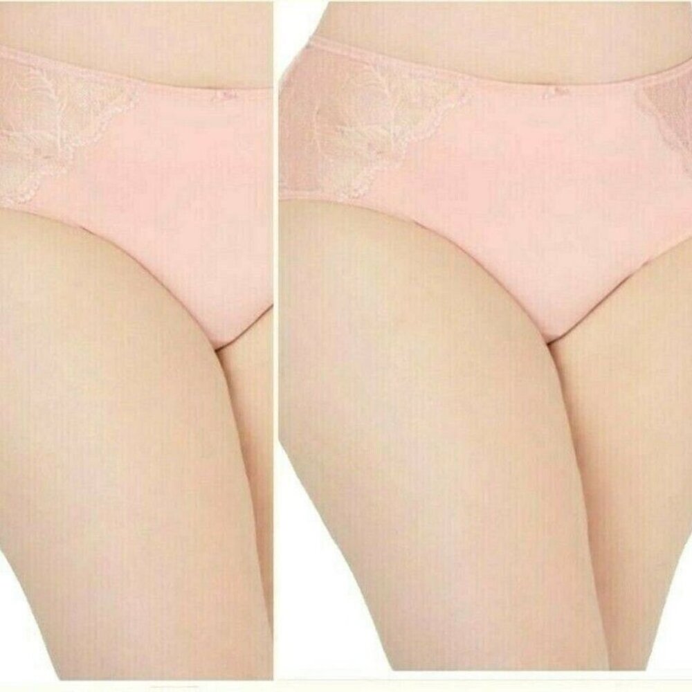 BOGO INC International Concepts Women Lace Inset Hipster Panties Pink 3X NEW Lot